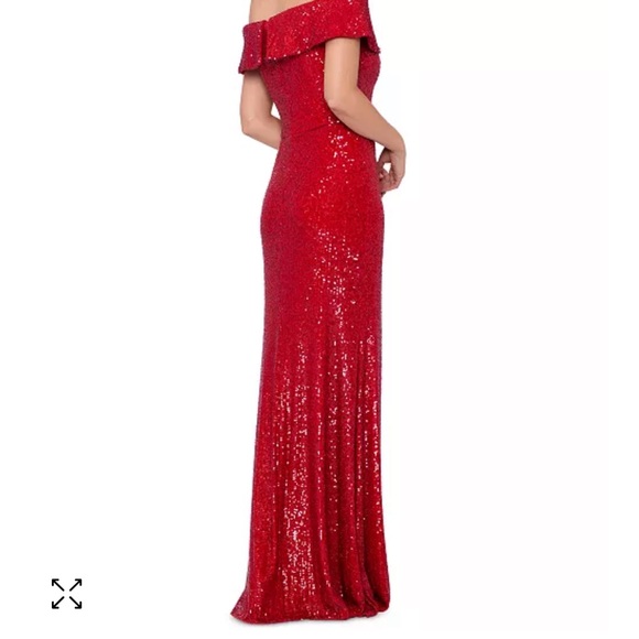 Beautiful red sequin dress. ❤️ - Picture 3 of 8